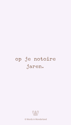 notoire jaren