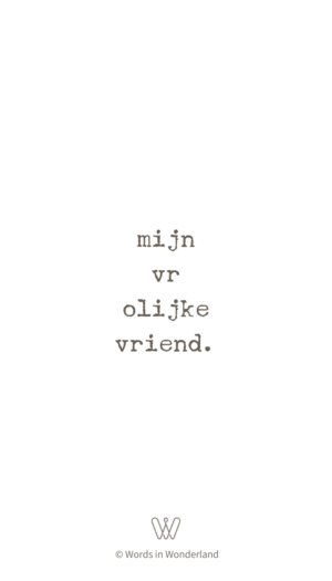 vr olijke vriend