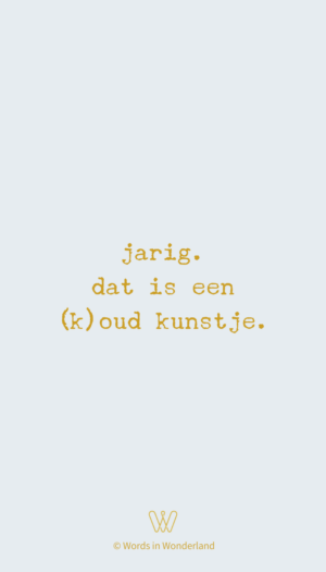 (k)oud kunstje
