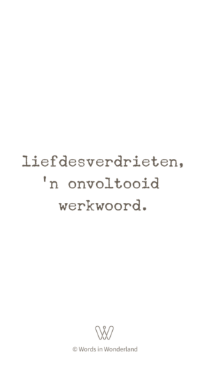 liefdesverdrieten