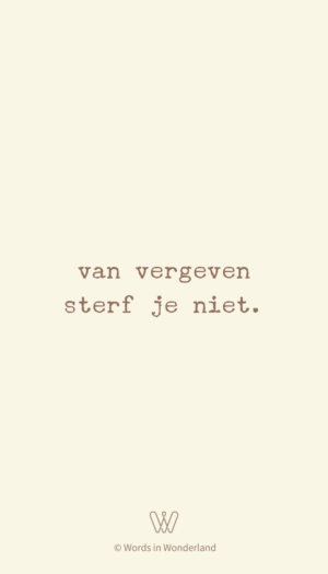 vergeven